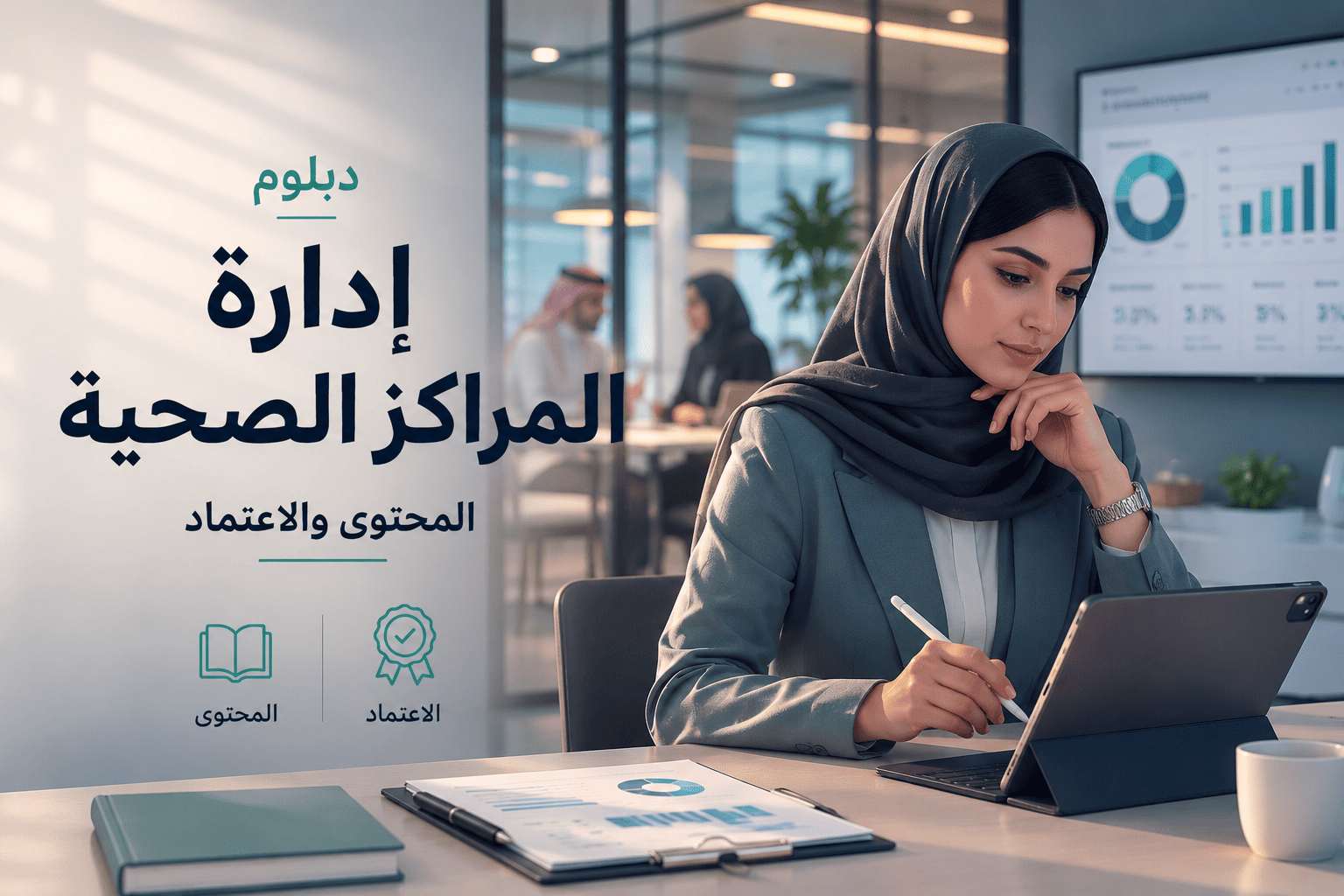 دبلوم ادارة المراكز الصحية المحتوى والاعتماد