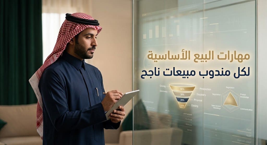 مهارات البيع الأساسية لكل مندوب مبيعات ناجح