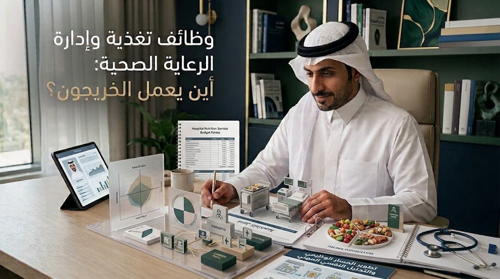 وظائف تغذية وإدارة الرعاية الصحية، أين يعمل الخريجون؟