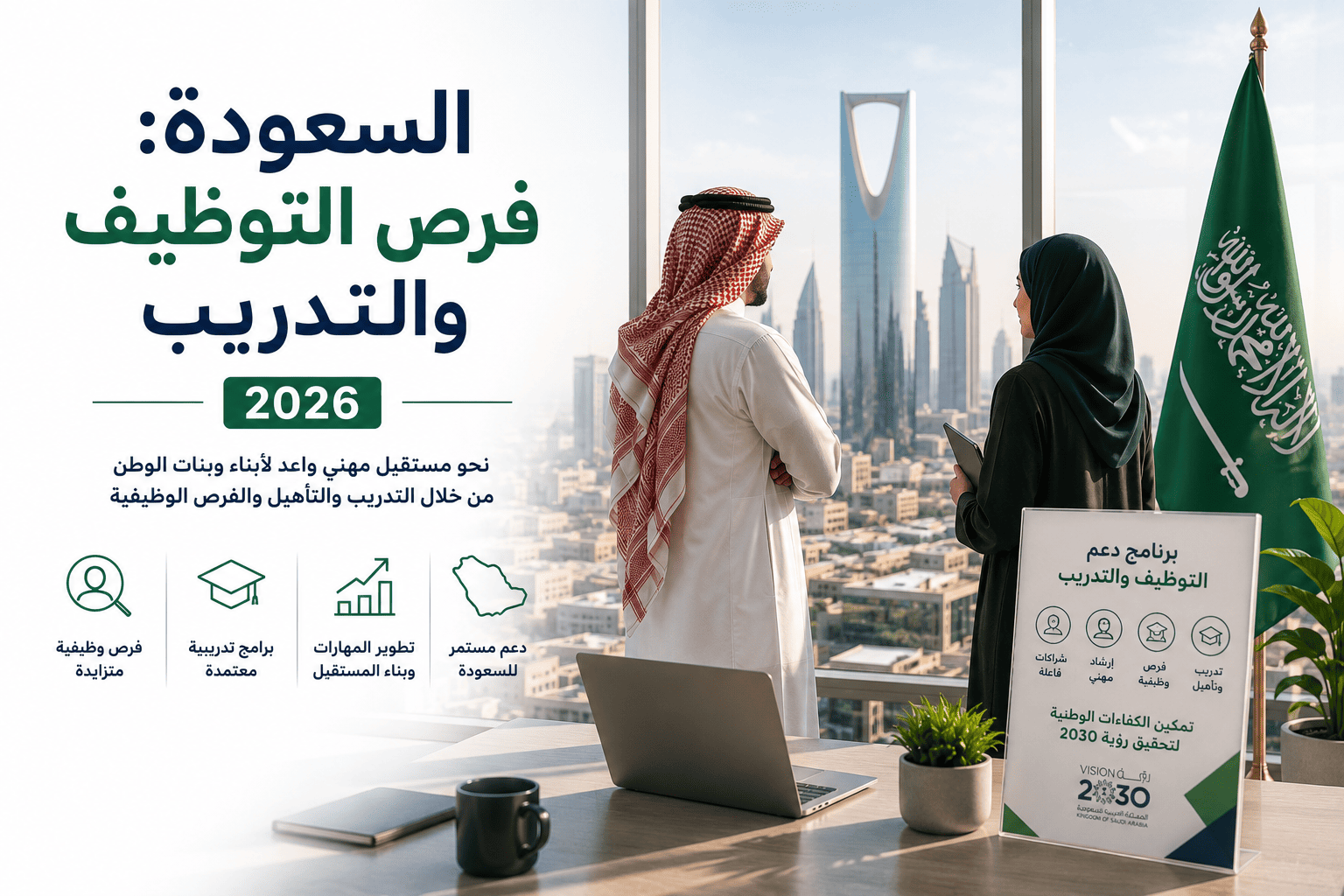 السعودة: فرص التوظيف والتدريب 2026
