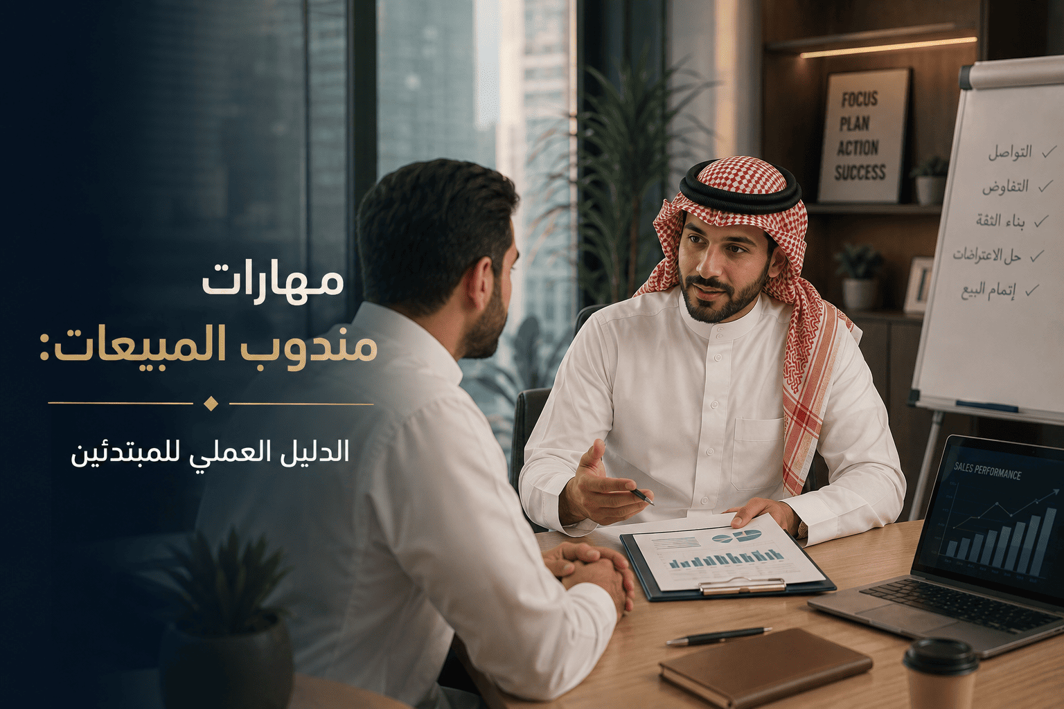 مهارات مندوب المبيعات: الدليل العملي للمبتدئين