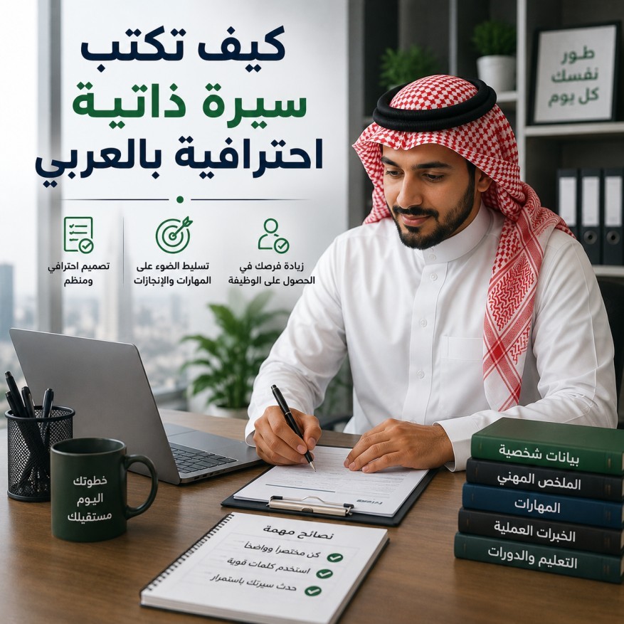 كيف تكتب سيرة ذاتية احترافية بالعربي 2026