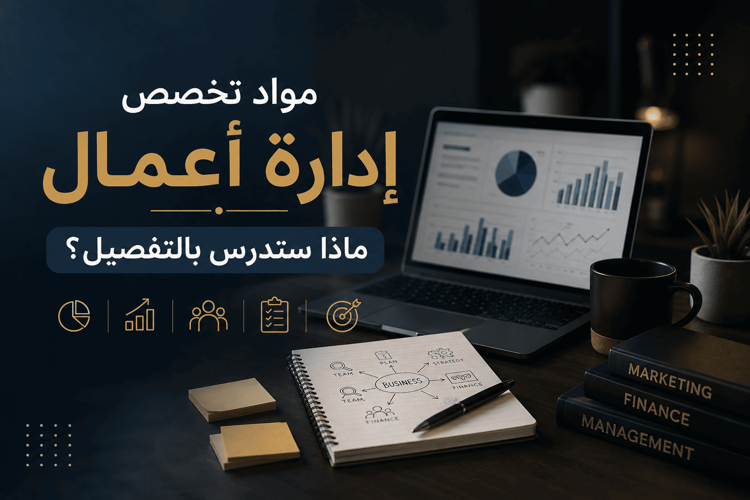 مواد تخصص ادارة اعمال: ماذا ستدرس بالتفصيل؟