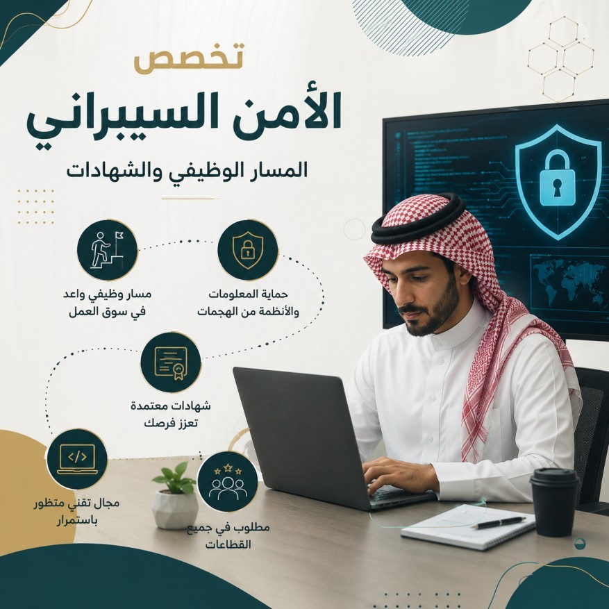 تخصص الأمن السيبراني: المسار الوظيفي والشهادات المعتمدة