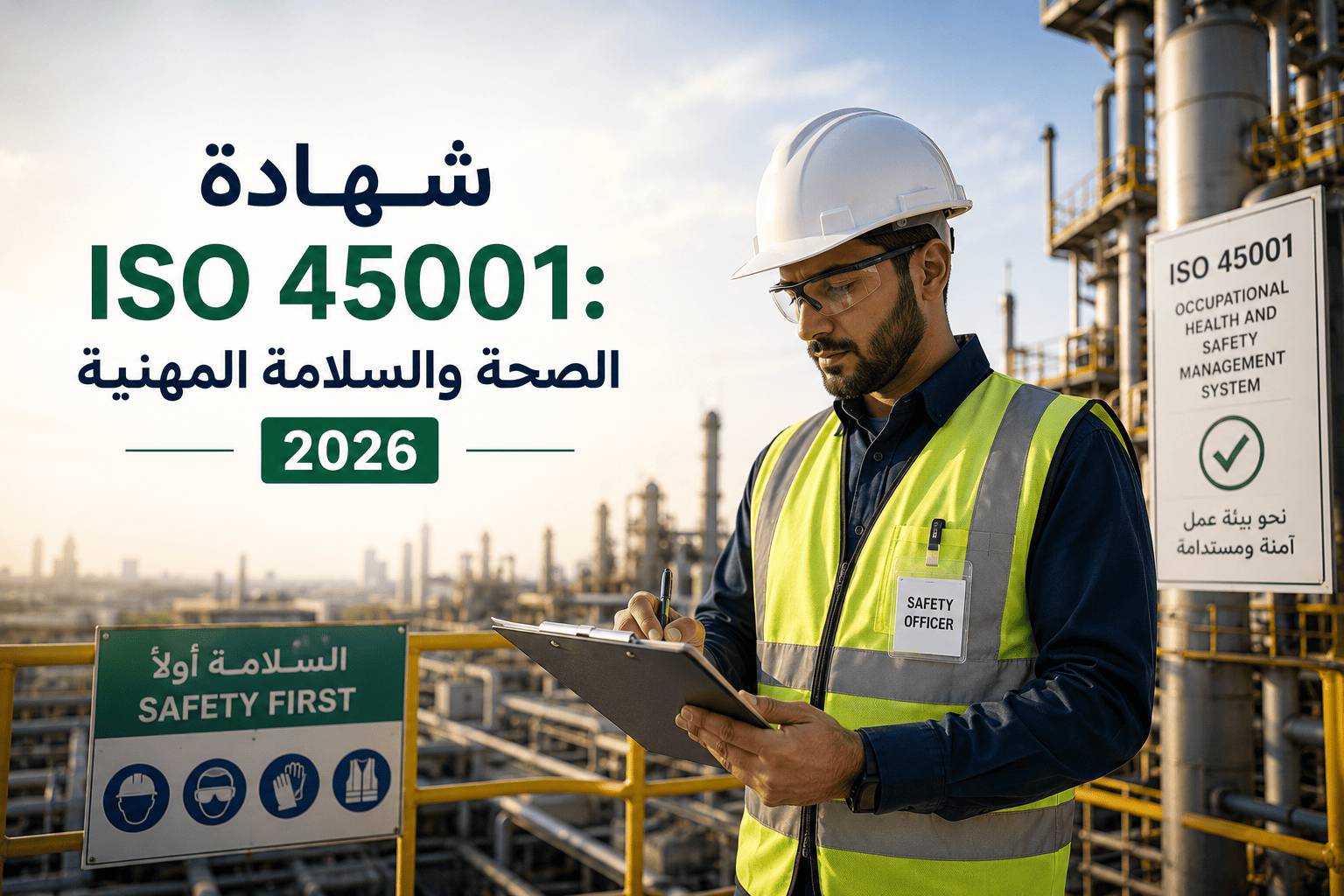 شهادة ISO 45001: الصحة والسلامة المهنية 2026